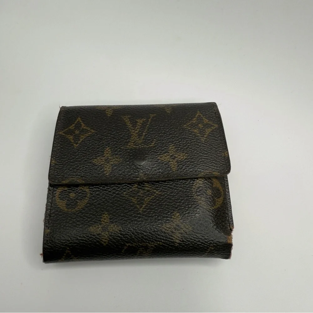 Louis Vuitton Elise Brown Monogram Wallet Tri-Fold | Unisex | Pre-Owned |